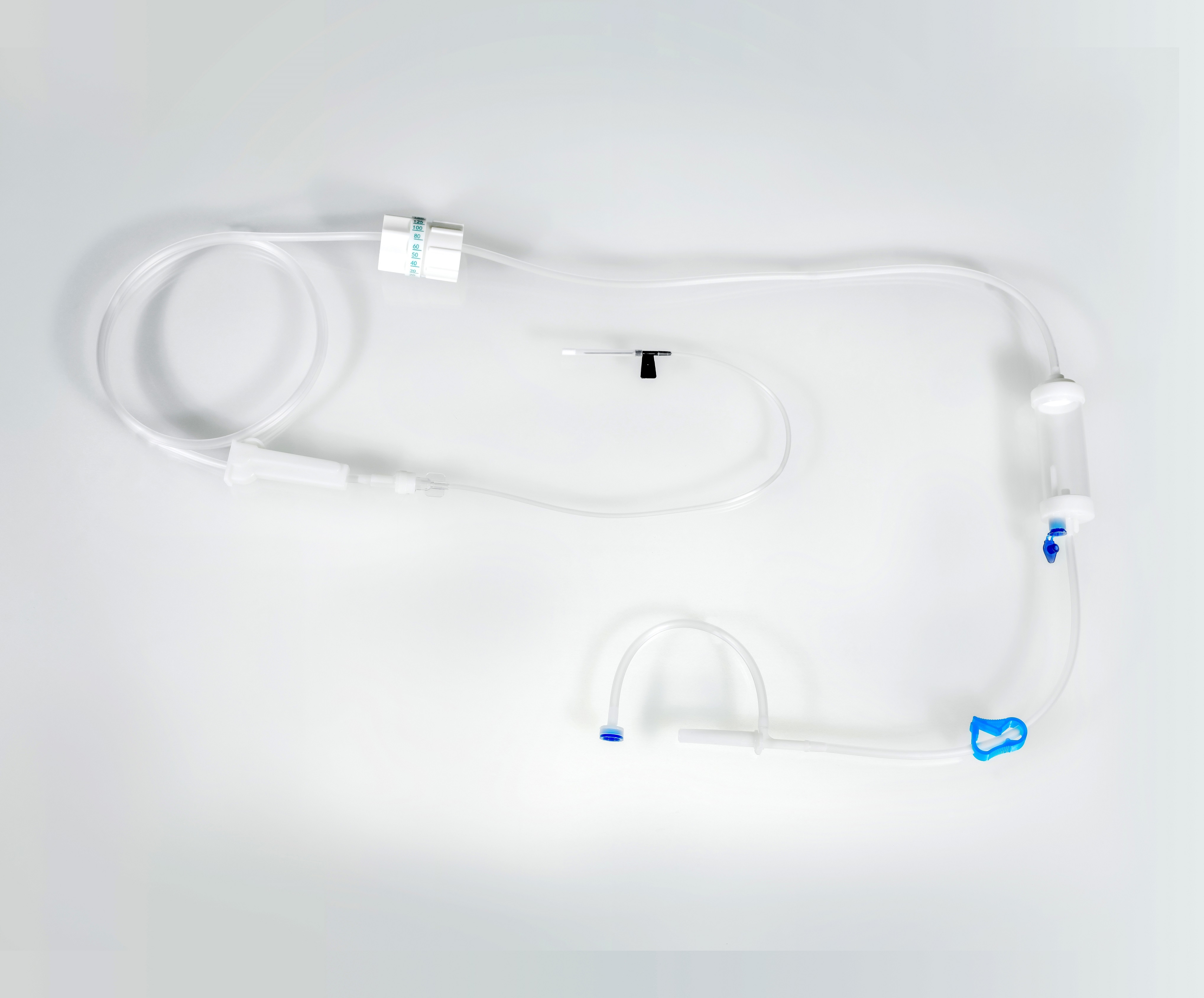 一次性使用流量设定微调式输液器 带针