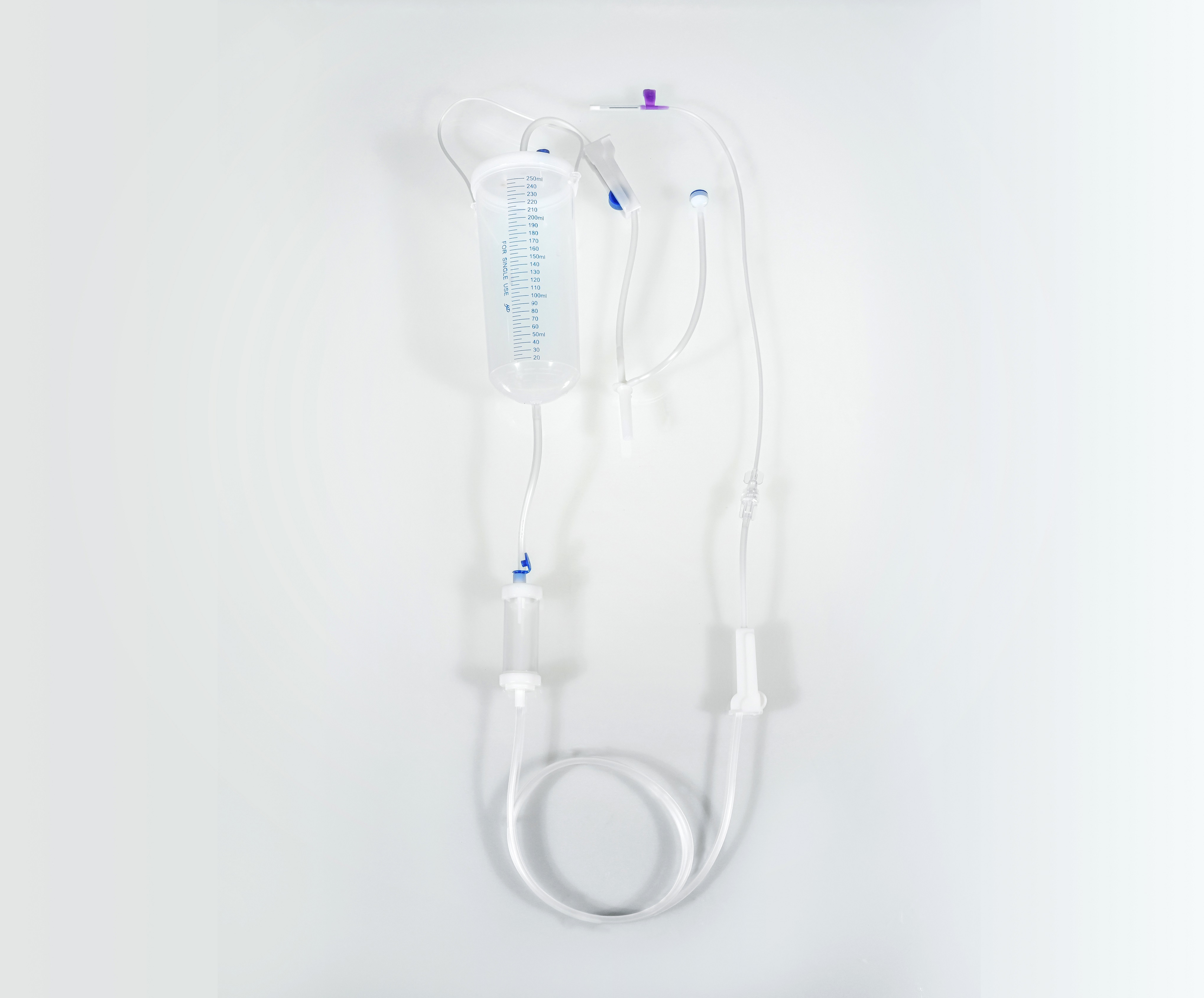 一次性使用精密过滤吊瓶式输液器 带针