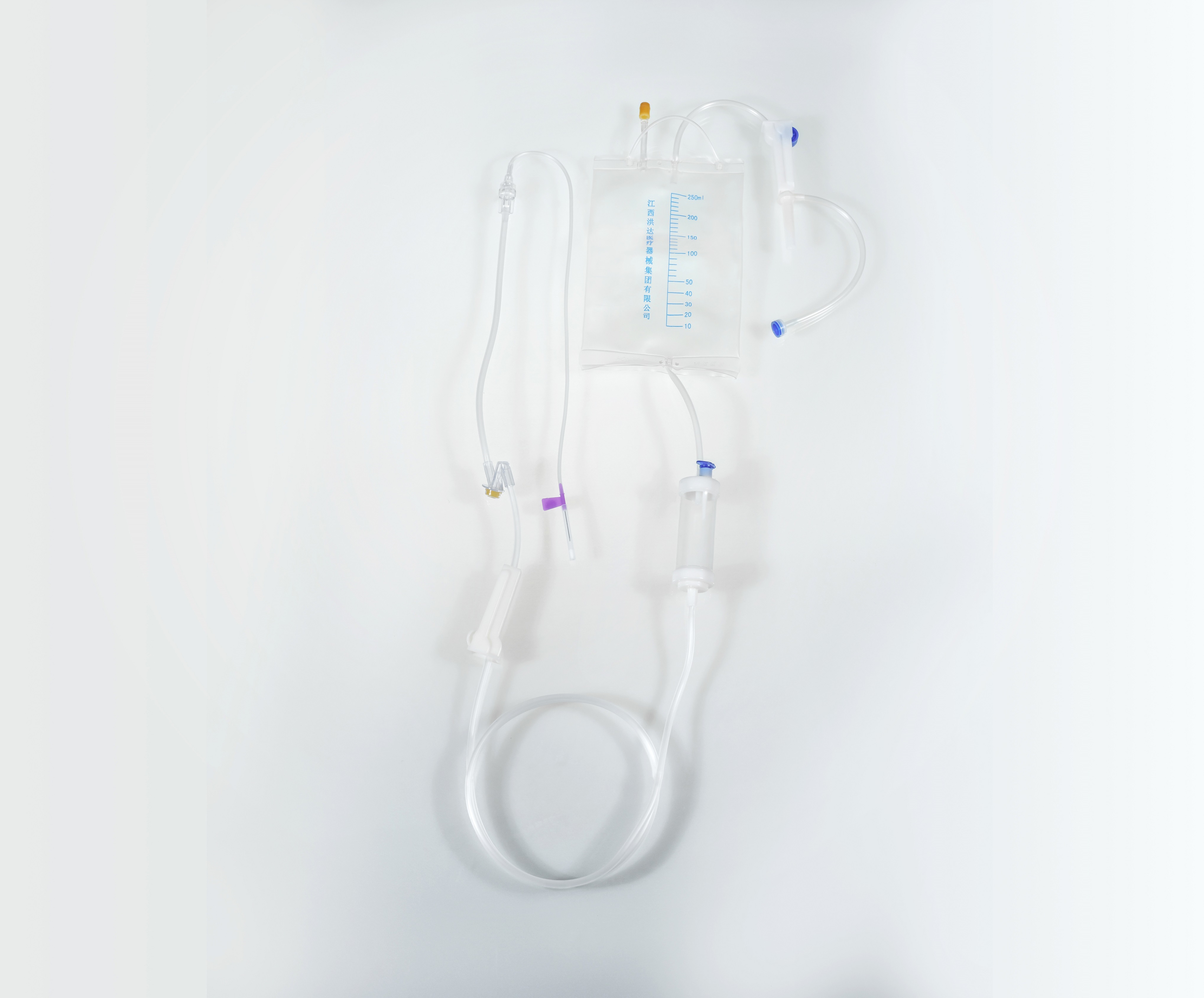 一次性使用精密过滤袋式输液器 带针