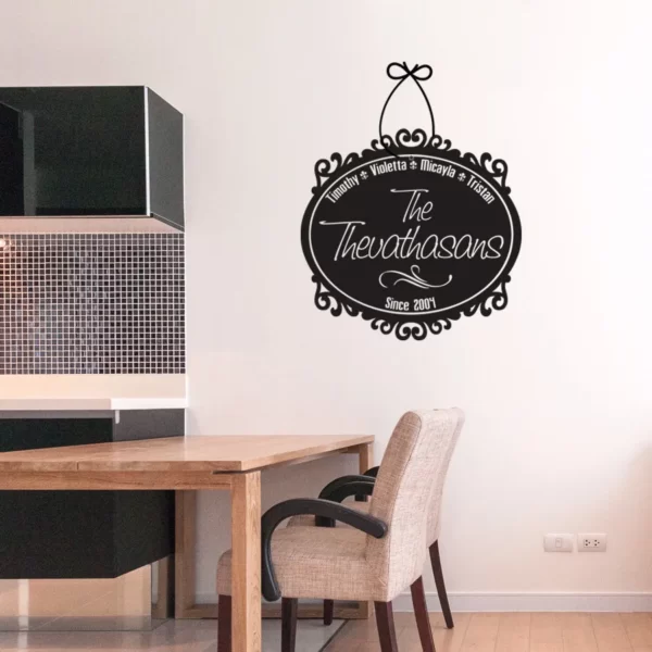 Enlivening spaces with Decorette's made-in-Singapore decals - Personalised Names