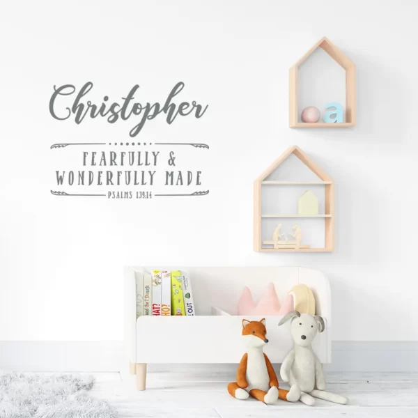 Enlivening spaces with Decorette's made-in-Singapore decals - personalisable children names