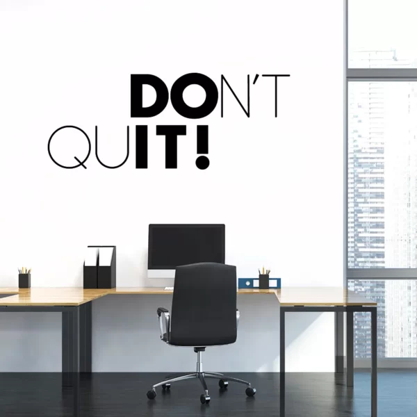 Enlivening spaces with Decorette's made-in-Singapore decals - office motivational & inspirational