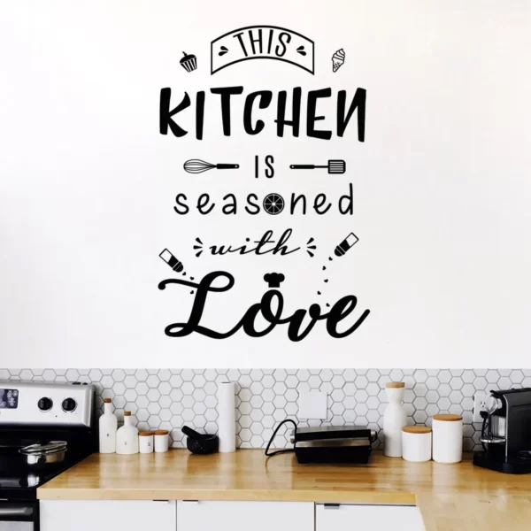 Enlivening spaces with Decorette's made-in-Singapore decals - kitchen family