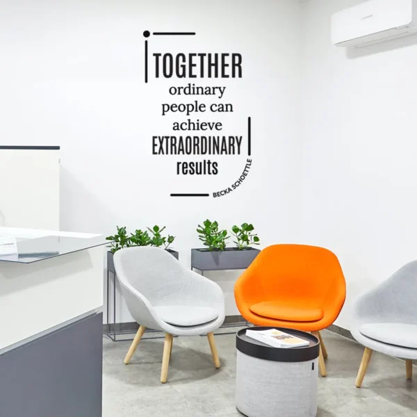 Enlivening spaces with Decorette's made-in-Singapore decals - office motivational & inspirational